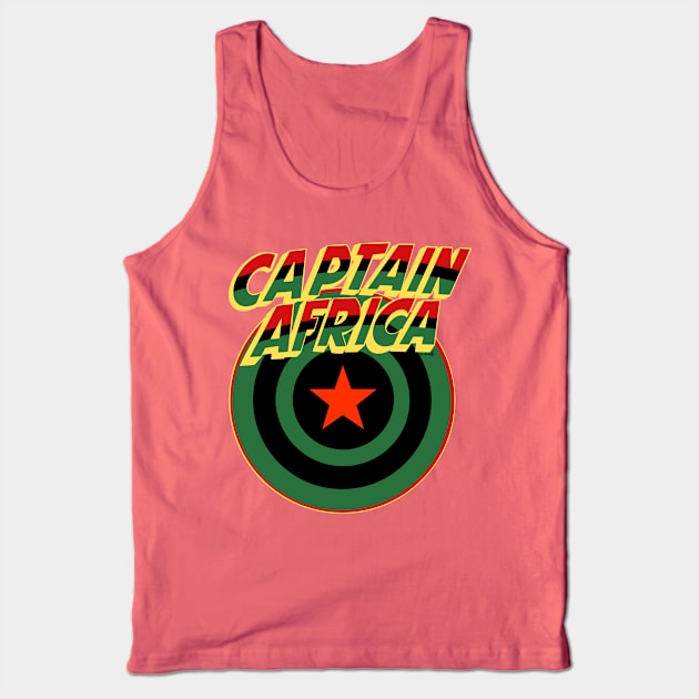 Captain Africa Tank Top by Goff House Studios